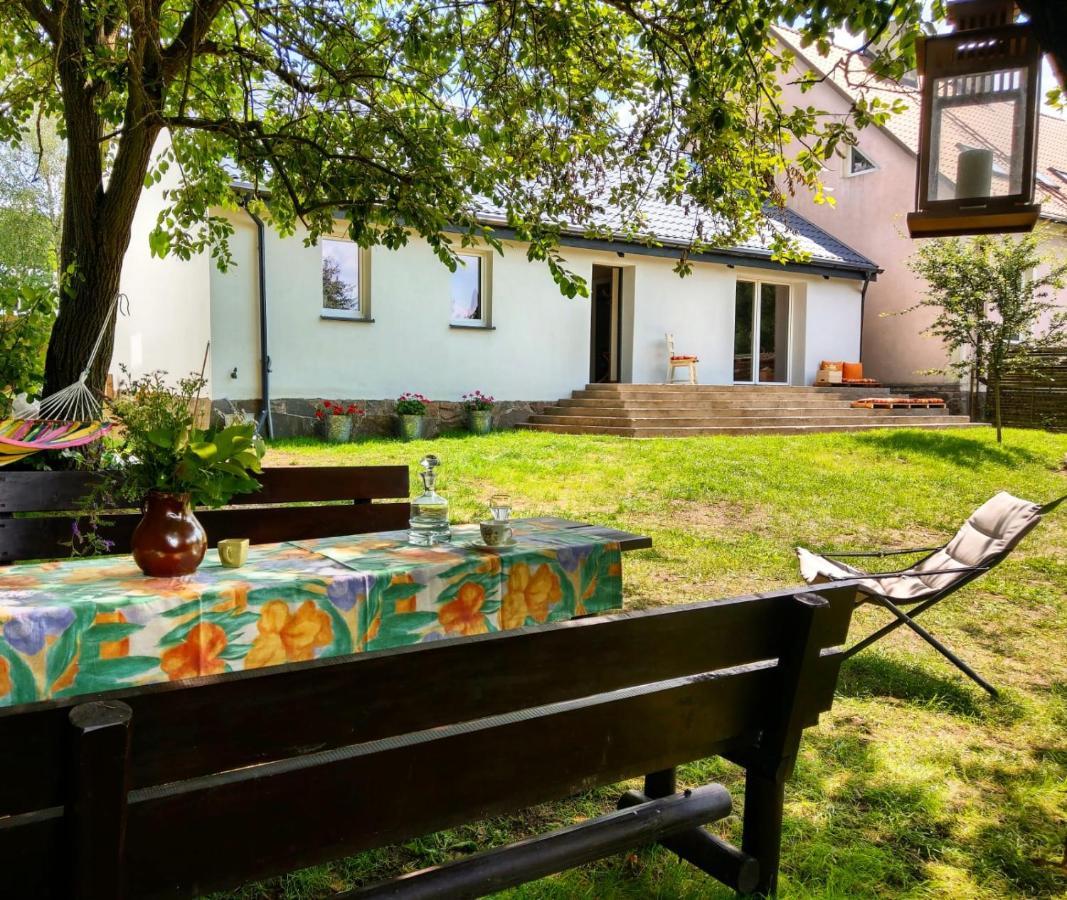 Villa Przystanek Bajka W Puszczy Zielonce Dabrowka Koscielna Exterior foto